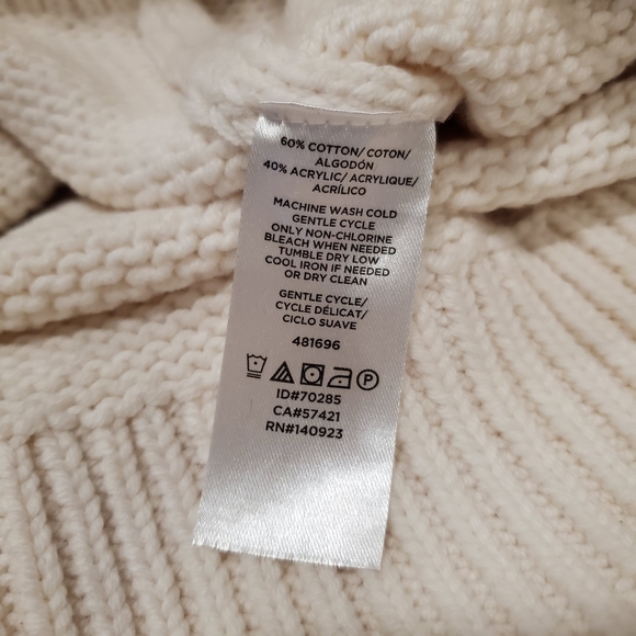 Loft cream and black bobble sweater large - Picture 7 of 8